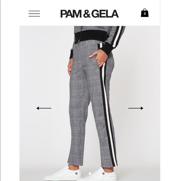pam and gela cropped track pant